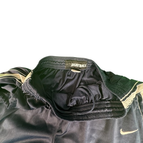 Nike Basketball Pants XXL Blue Track Warm-Up Zip Ankle Logo Striped Swoosh VTG - Picture 9 of 12